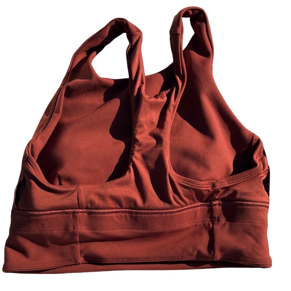 Lululemon Wunder Train Longline Bra Brown Size 6 Medium Support C/D - Picture 9 of 16